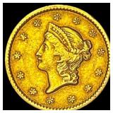 1851 Gold $1 Type 1 CLOSELY UNCIRCULATED