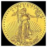 2017 1/10 oz Gold American Eagle $5 SUPERB GEM BU