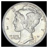 1917 Mercury Dime CLOSELY UNCIRCULATED