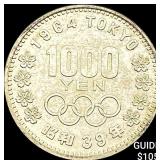 1964 Japan Silver 1000 Yen UNCIRCULATED