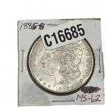 1885-S Morgan Silver Dollar