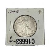 1919-S Walking Liberty Half Dollar