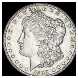 1902-S Silver Morgan Dollar CLOSELY UNCIRCULATED