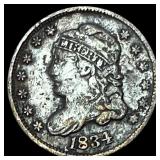 1834 Capped Bust Half Dime LIGHTLY CIRCULATED