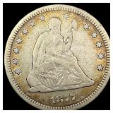 1877-CC Silver Quarter Dollar LIGHTLY CIRCULATED