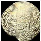 1100-1350 Islamic Atruqid Silver Dirham NEARLY UNC