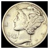 1928-D Silver Mercury Dime CLOSELY UNCIRCULATED