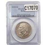 1935/34 Boone Half Dollar PCGS MS65