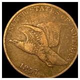 1857 Copper-Nickel Flying Eagle Cent LIGHTLY CIRCU