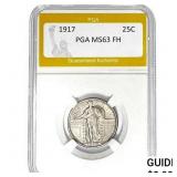 1917 Standing Liberty Quarter PGA MS63 FH