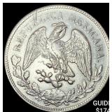 1901Zs FZ Mexico Silver Peso UNCIRCULATED