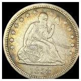 1858 Seated Liberty Quarter NEARLY UNCIRCULATED