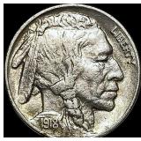 1918-S Buffalo Nickel CLOSELY UNCIRCULATED