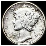 1924-S Silver Mercury Dime CLOSELY  UNCIRCULATED