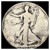 1921-D Silver Walking Liberty Half Dollar  NICELY
