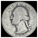 1932-S Silver Washington Quarter NICELY CIRCULATED