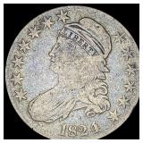 1824 Capped Bust Half Dollar NICELY CIRCULATED