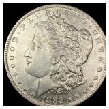1882-S Silver Morgan Dollar CLOSELY UNCIRCULATED