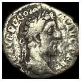 Roman Commodus 177-192 AD Silver Denarius NEARLY