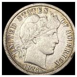 1898-O Silver Barber Dime HIGH GRADE