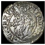 1540-1590 Hungary Madonna&Child Silver Denar CLOSE