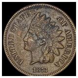 1873 Indian Head Cent NEARLY UNCIRCULATED