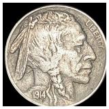 1914-S Buffalo Nickel CLOSELY UNCIRCULATED