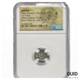 Judaea Alex. Jannaeus, 103-76 BC Bronze Prutah NG