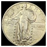 1929-S Silver Standing Liberty Quarter CLOSELY UNC
