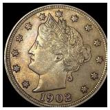 1902 Liberty Head Nickel CHOICE AU