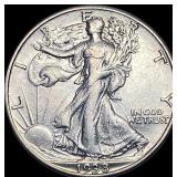 1938-D Walking Liberty Half Dollar NEARLY  UNCIRC
