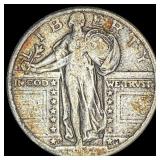 1927-D Silver Standing Liberty Quarter LIGHTLY CIR