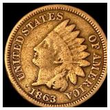 1863 Indian Head Cent LIGHTLY CIRCULATED