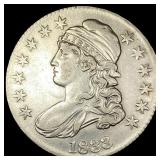 1833 Capped Bust Half Dollar CLOSELY UNCIRCULATED