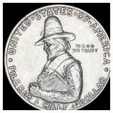 1920 Silver Pilgrim Half Dollar CLOSELY UNCIRCULAT