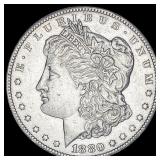 1880-CC Silver Morgan Dollar CLOSELY UNCIRCULATED