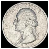 1932-S Silver Washington Quarter CLOSELY UNCIRCULA