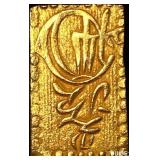 1868-1869 Japan Gold 2 Bu .048 AGW CLOSELY UNCIRCU