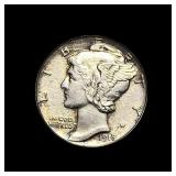 1918-D Mercury Dime CLOSELY UNCIRCULATED