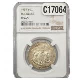 1924 Huguenot Half Dollar NGC MS65