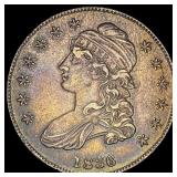 1836 Capped Bust Half Dollar CLOSELY UNCIRCULATED