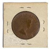 1961 New Zealand Elizabeth II Penny