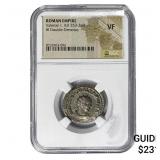 Roman Valerian I, AD 253-260 BI Dbl-Denarius NGC