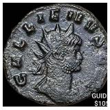 Roman Gallienus, 253-268 AD BI DBL Denarius CHOIC