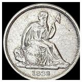 1838-O Seated Liberty Dime NEARLY UNCIRCULATED