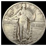1930-S Silver Standing Liberty Quarter NEARLY UNCI
