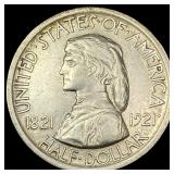 1921 Missouri Centennial Half Dollar CLOSELY UNCIR