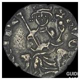 [1324-1359] Cyprus Hugh IV Silver 1/2 Gros NEARLY