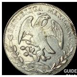 1879Zs JS Mexico Silver 8 Reales CLOSELY UNCIRCULA