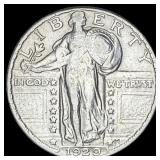 1929 Standing Liberty Silver Quarter NEARLY UNCIRC